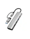 Hurtownia GSM - Tech-Protect HB03 HUB Adapter 5in1 USB-C + USB-A 2.0 + USB-A 3.0 + Ethernet RJ45 Raumgrau - THP3864 - {ean13} - Hurt