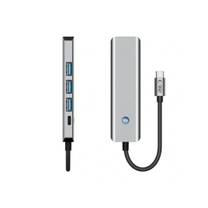 Hurtownia GSM - Tech-Protect HB01 HUB Adapter 5in1 USB-C + USB-A 3.0 + HDMI 4K60Hz + PD 100W Space Grey - THP3866 - {ean13} - Hurt