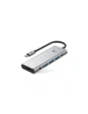 Hurtownia GSM - Tech-Protect HB04 HUB Adapter 9in1 USB-C + USB-A 2.0 + USB-A 3.0 + HDMI 4K60Hz + SD/TF + PD 100W + Jack 3.5mm Gri Spațial - THP3867 - {ean13} - Hurt