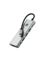 Hurtownia GSM - Tech-Protect HB04 HUB Adapter 9in1 USB-C + USB-A 2.0 + USB-A 3.0 + HDMI 4K60Hz + SD/TF + PD 100W + Jack 3.5mm Gri Spațial - THP3867 - {ean13} - Hurt