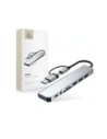 Hurtownia GSM - Tech-Protect HB06 HUB Adapter 9in1 USB-C + USB-A 2.0 + USB-A 3.0 + SD/TF + Jack 3.5mm Űr Szürke - THP3868 - {ean13} - Hurt