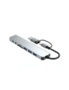 Hurtownia GSM - Adaptér Tech-Protect HB06 HUB 9in1 USB-C + USB-A 2.0 + USB-A 3.0 + SD/TF + Jack 3.5mm Space Grey - THP3868 - {ean13} - Hurt
