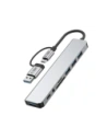 Hurtownia GSM - Adaptér Tech-Protect HB06 HUB 9in1 USB-C + USB-A 2.0 + USB-A 3.0 + SD/TF + Jack 3.5mm Space Grey - THP3868 - {ean13} - Hurt