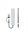 Hurtownia GSM - Adaptér Tech-Protect HB06 HUB 9in1 USB-C + USB-A 2.0 + USB-A 3.0 + SD/TF + Jack 3.5mm Space Grey - THP3868 - {ean13} - Hurt
