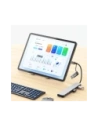 Hurtownia GSM - Adaptér Tech-Protect HB06 HUB 9in1 USB-C + USB-A 2.0 + USB-A 3.0 + SD/TF + Jack 3.5mm Space Grey - THP3868 - {ean13} - Hurt