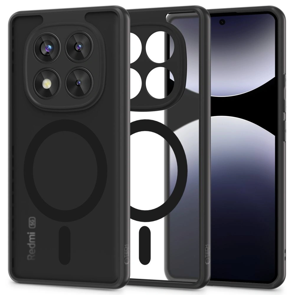 Hurtownia GSM - Etui Tech-Protect Magmat MagSafe Xiaomi Redmi Note 14 Pro 5G / Poco X7 5G Matte Black - THP3872 - {ean13} - Hurt