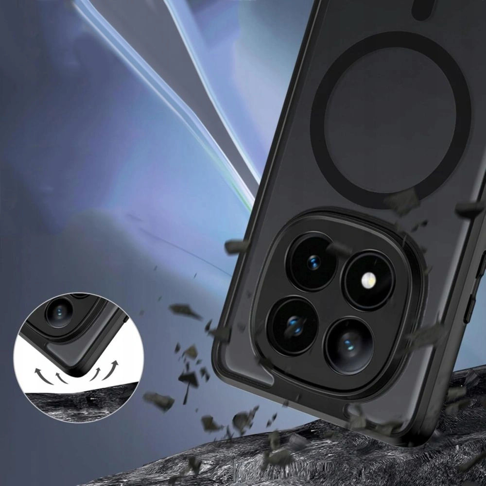 Wholesale Tech-Protect Magmat MagSafe Xiaomi Redmi Note 14 Pro 5G / Poco X7 5G Matte Black - THP3872 - {ean13} - Hurt