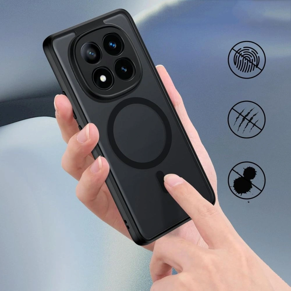 Hurtownia GSM - Etui Tech-Protect Magmat MagSafe Xiaomi Redmi Note 14 Pro 5G / Poco X7 5G Matte Black - THP3872 - {ean13} - Hurt