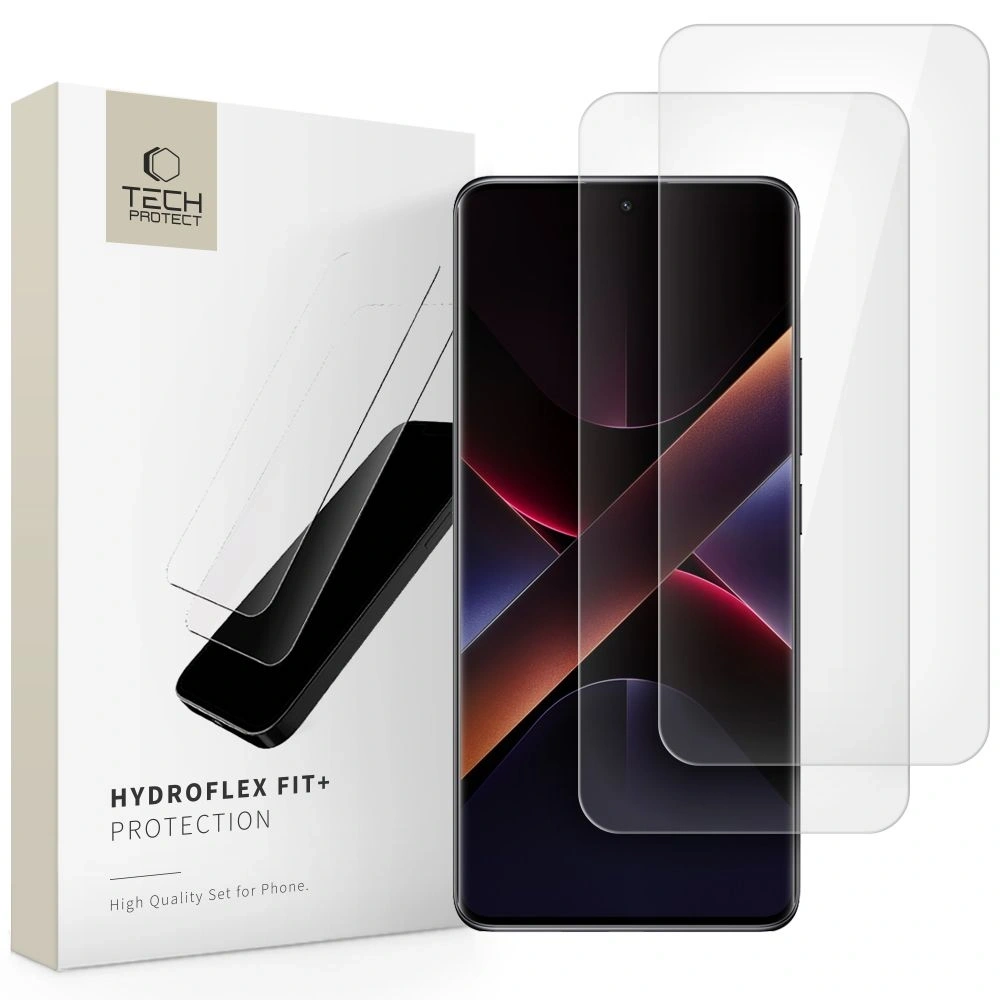 Hurtownia GSM - Fólie hydrogelová Tech-Protect Hydroflex Fit+ Xiaomi Redmi Note 14 Pro 5G / 14 Pro+ Plus 5G / Poco X7 5G Clear [2 PACK] - THP3874 - {ean13} - Hurt