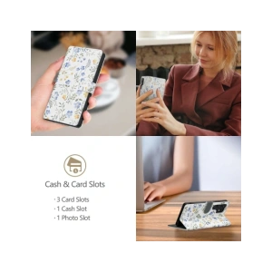 Hurtownia GSM - Tech-Protect Geldbörse Xiaomi Redmi Note 14 Pro 5G / Pro+ Plus 5G / Poco X7 5G Frühlingsblumen - THP3875 - {ean13} - Hurt