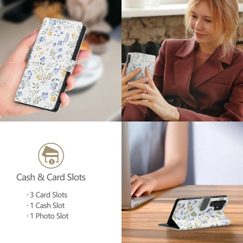Etui z klapką Tech-Protect Wallet Xiaomi Redmi Note 14 Pro 5G / Pro+ Plus 5G / Poco X7 5G Spring Flowers