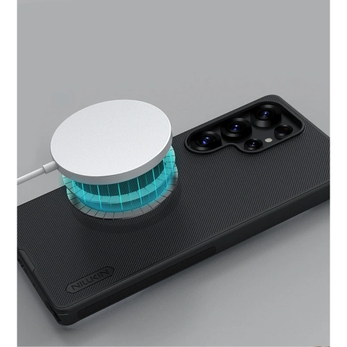 Etui Nillkin Super Frosted Shield Pro Magnetic Case MagSafe Samsung S25 Ultra czarne