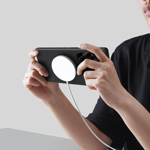 Etui Nillkin Super Frosted Shield Pro Magnetic Case MagSafe Samsung S25 Ultra czarne