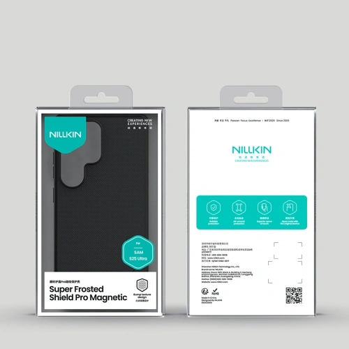 Etui Nillkin Super Frosted Shield Pro Magnetic Case MagSafe Samsung S25 Ultra czarne