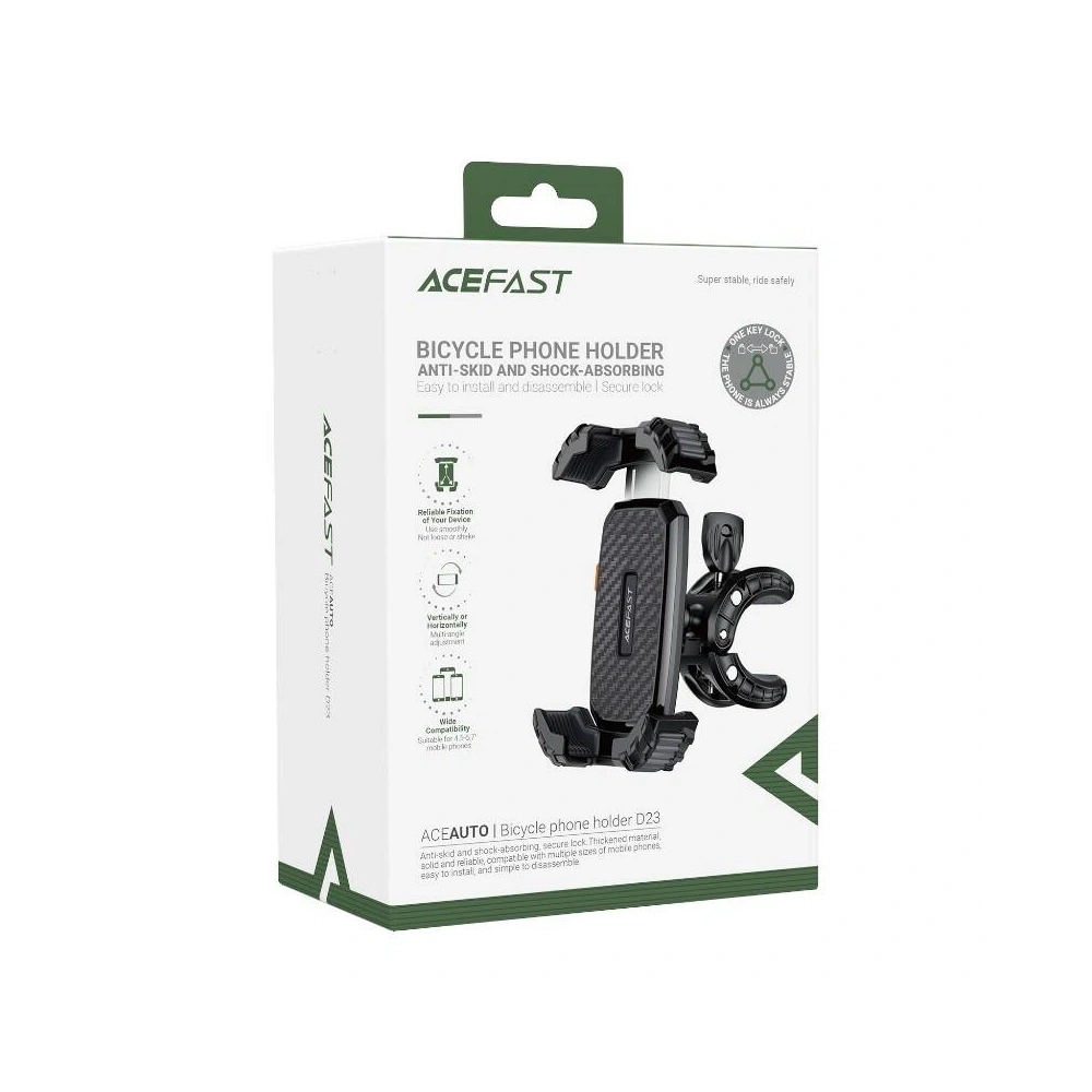 Hurtownia GSM - Suport pentru telefon Acefast D23 pentru bicicletă (negru) - 3MK15893 - {ean13} - Hurt