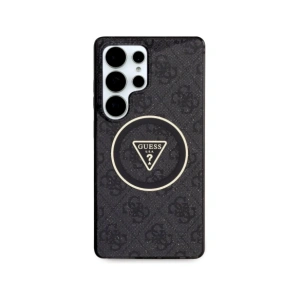 Wholesale Guess 4G Glitter Triangle Buttons MagSafe Samsung Galaxy S25 Ultra black - GUE4286 - {ean13} - Hurt
