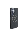 Hurtownia GSM - Guess 4G Glitter Triangle Gombok MagSafe Samsung Galaxy S25 Ultra fekete - GUE4286 - {ean13} - Hurt