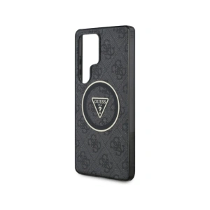 Wholesale Guess 4G Glitter Triangle Buttons MagSafe Samsung Galaxy S25 Ultra black - GUE4286 - {ean13} - Hurt