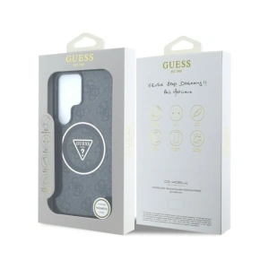 Wholesale Guess 4G Glitter Triangle Buttons MagSafe Samsung Galaxy S25 Ultra black - GUE4286 - {ean13} - Hurt