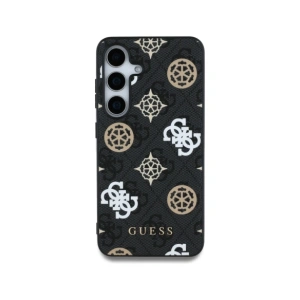 Hurtownia GSM - Etui Guess 4G Printed Colored Peony Pattern MagSafe do Samsung Galaxy S25 czarny - GUE4287 - {ean13} - Hurt