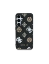 Hurtownia GSM - Etui Guess 4G tištěný barevný vzor pivoňky MagSafe pro Samsung Galaxy S25 černý - GUE4287 - {ean13} - Hurt