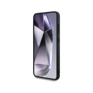 Hurtownia GSM - Guess 4G Nyomtatott Színes Pünkösdi Rózsa Minta MagSafe Samsung Galaxy S25 fekete - GUE4287 - {ean13} - Hurt