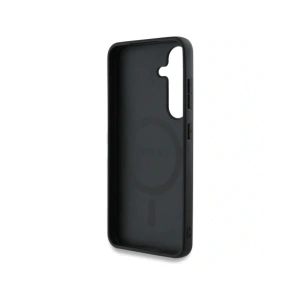 Wholesale Guess 4G Printed Colored Peony Pattern MagSafe Samsung Galaxy S25 black - GUE4287 - {ean13} - Hurt