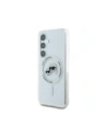 Hurtownia GSM - Karl Lagerfeld Buton Karl & Choupette Capete Tipărite Logo MagSafe Samsung Galaxy S25 alb - KLD21882 - {ean13} - Hurt