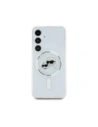 Hurtownia GSM - Karl Lagerfeld Buton Karl & Choupette Capete Tipărite Logo MagSafe Samsung Galaxy S25 alb - KLD21882 - {ean13} - Hurt