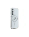 Hurtownia GSM - Karl Lagerfeld Buton Karl & Choupette Capete Tipărite Logo MagSafe Samsung Galaxy S25 alb - KLD21882 - {ean13} - Hurt