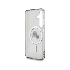 Hurtownia GSM - Karl Lagerfeld Buton Karl & Choupette Capete Tipărit Logo MagSafe Samsung Galaxy S25+ Plus negru - KLD21883 - {ean13} - Hurt