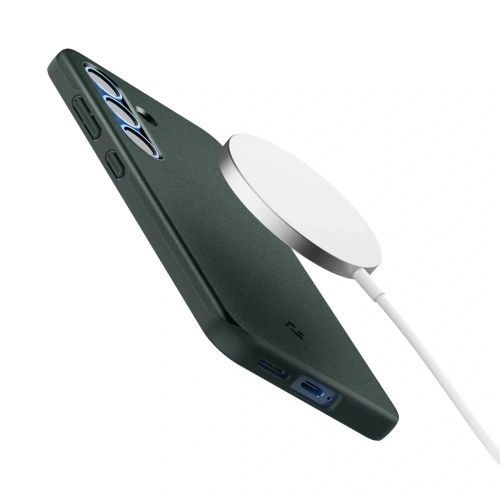 Etui Spigen Thin Fit Mag MagSafe Samsung Galaxy S25 Abyss Green