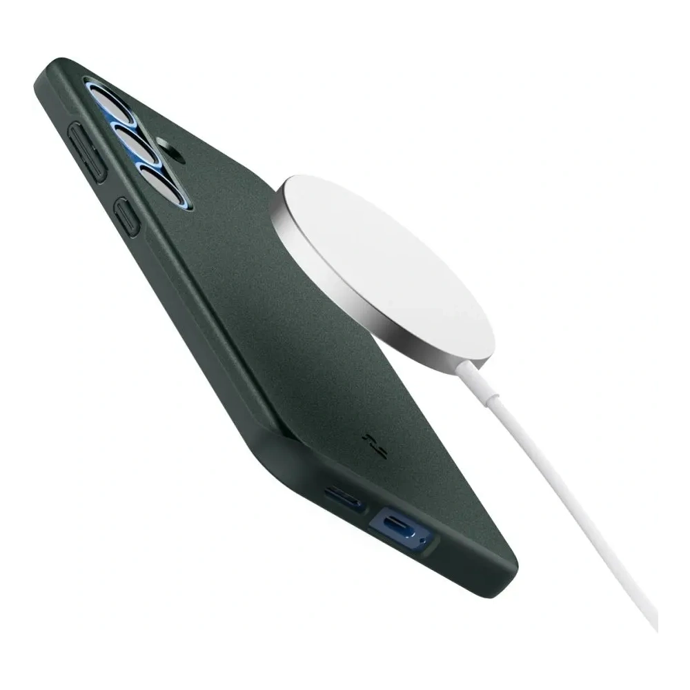 Wholesale Spigen Thin Fit Mag MagSafe Samsung Galaxy S25 Abyss Green - SPN16627 - {ean13} - Hurt