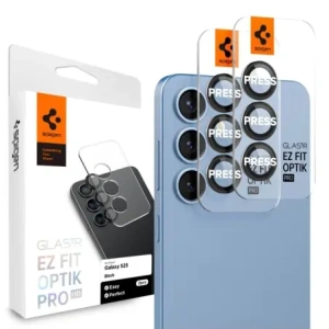 Wholesale Spigen Optik Pro Glas.tr ez Fit Camera Protector Samsung Galaxy S25 Black [2 PACK] - SPN16629 - {ean13} - Hurt