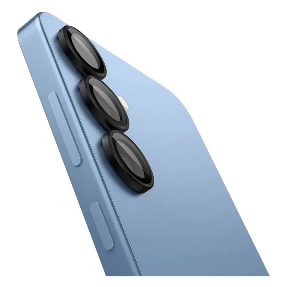 Wholesale Spigen Optik Pro Glas.tr ez Fit Camera Protector Samsung Galaxy S25 Black [2 PACK] - SPN16629 - {ean13} - Hurt