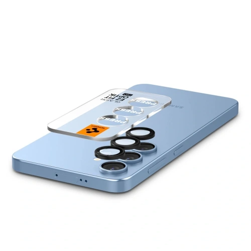 Szkło hartowane na aparat Spigen Optik Pro Glas.tr ez Fit Camera Protector Samsung Galaxy S25 Black [2 PACK]