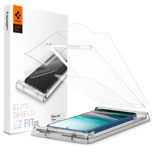 Szkło hybrydowe Spigen Elite Shield ez Fit HD Samsung Galaxy S25 Clear