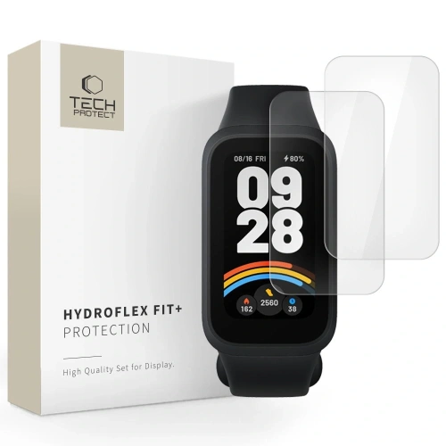 Folia hydrożelowa Tech-Protect Hydroflex Fit+ Xiaomi Smart Band 9 Active Clear [2 PACK]