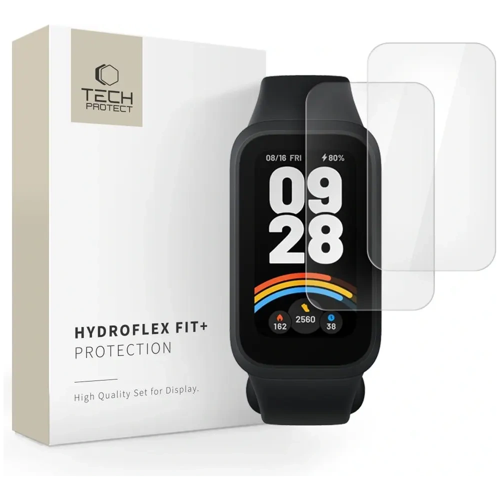 Hurtownia GSM - Tech-Protect Hydroflex Fit+ Xiaomi Smart Band 9 Active Clear [2 PACK] - THP3879 - {ean13} - Hurt