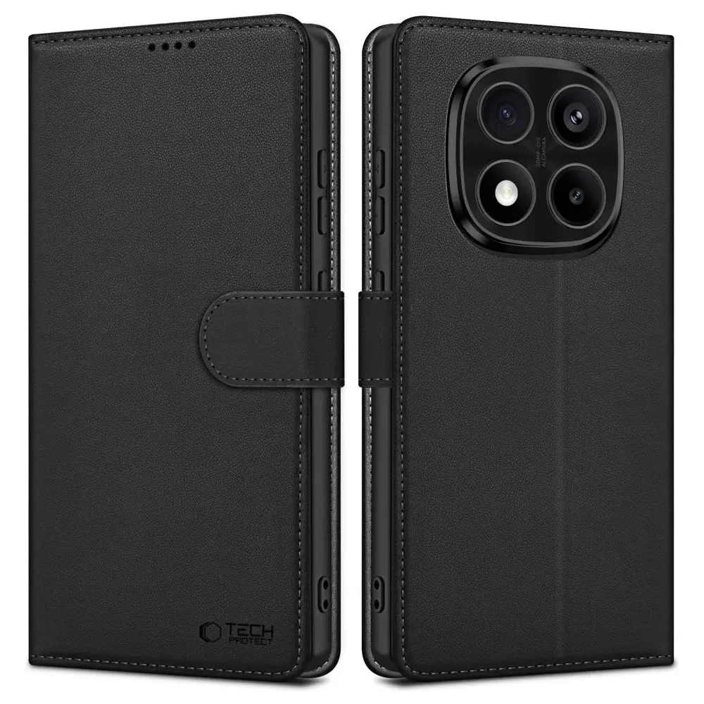 Hurtownia GSM - Etui Tech-Protect Wallet Xiaomi Redmi Note 14 Pro 5G / Pro+ Plus 5G / Poco X7 5G matná černá - THP3883 - {ean13} - Hurt