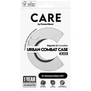Wholesale CARE by PanzerGlass Flagship Urban Combat Black QI Samsung Galaxy S25+ Plus clear - PZG763 - {ean13} - Hurt