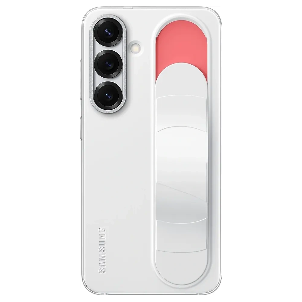 Hurtownia GSM - Etui Samsung Standing Grip pro Galaxy S25 bílý - SMG1265 - {ean13} - Hurt