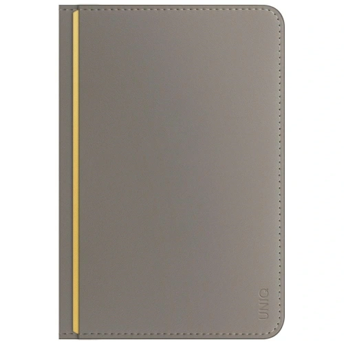 Etui na paszport UNIQ Belmont blokada RFID szaro-żółty