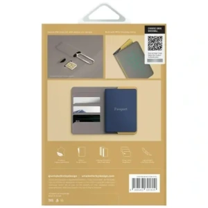 Hurtownia GSM - Etui na pasaport UNIQ Belmont s RFID blokací šedo-žluté - UNIQ1440 - {ean13} - Hurt