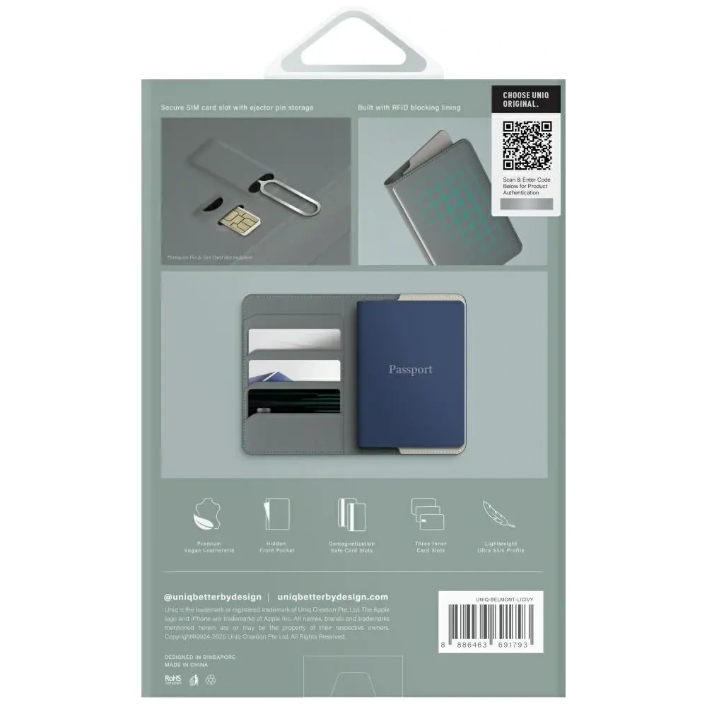 Hurtownia GSM - UNIQ Belmont încuietoare RFID verde ivoriu - UNIQ1442 - {ean13} - Hurt
