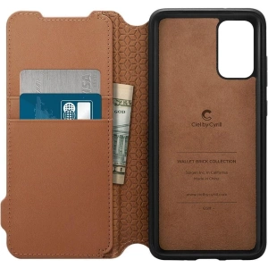 Hurtownia GSM - Etui Spigen Ciel Wallet Brick Samsung Galaxy S20+ Plus Saddle Brown - SPN1090BR - {ean13} - Hurt