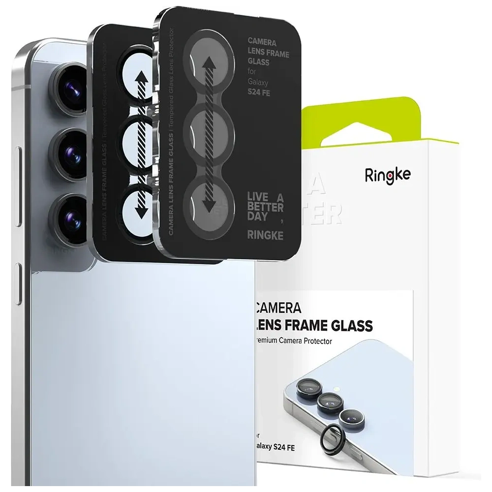 Hurtownia GSM - Nakładka Ringke Camera Frame Protector Samsung Galaxy S24 FE Black [2 PACK] - RGK11755 - {ean13} - Hurt