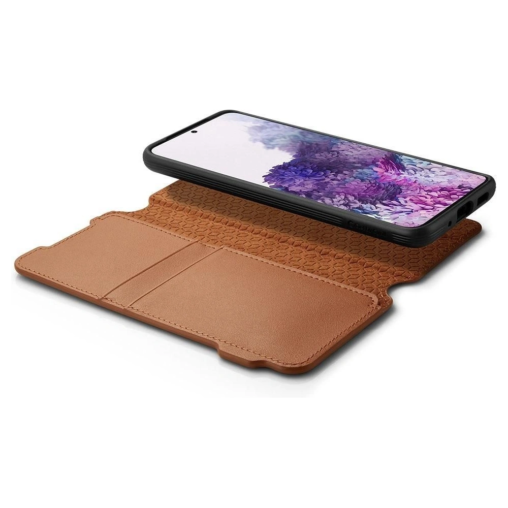 Hurtownia GSM - Etui Spigen Ciel Wallet Brick Samsung Galaxy S20+ Plus Saddle Brown - SPN1090BR - {ean13} - Hurt
