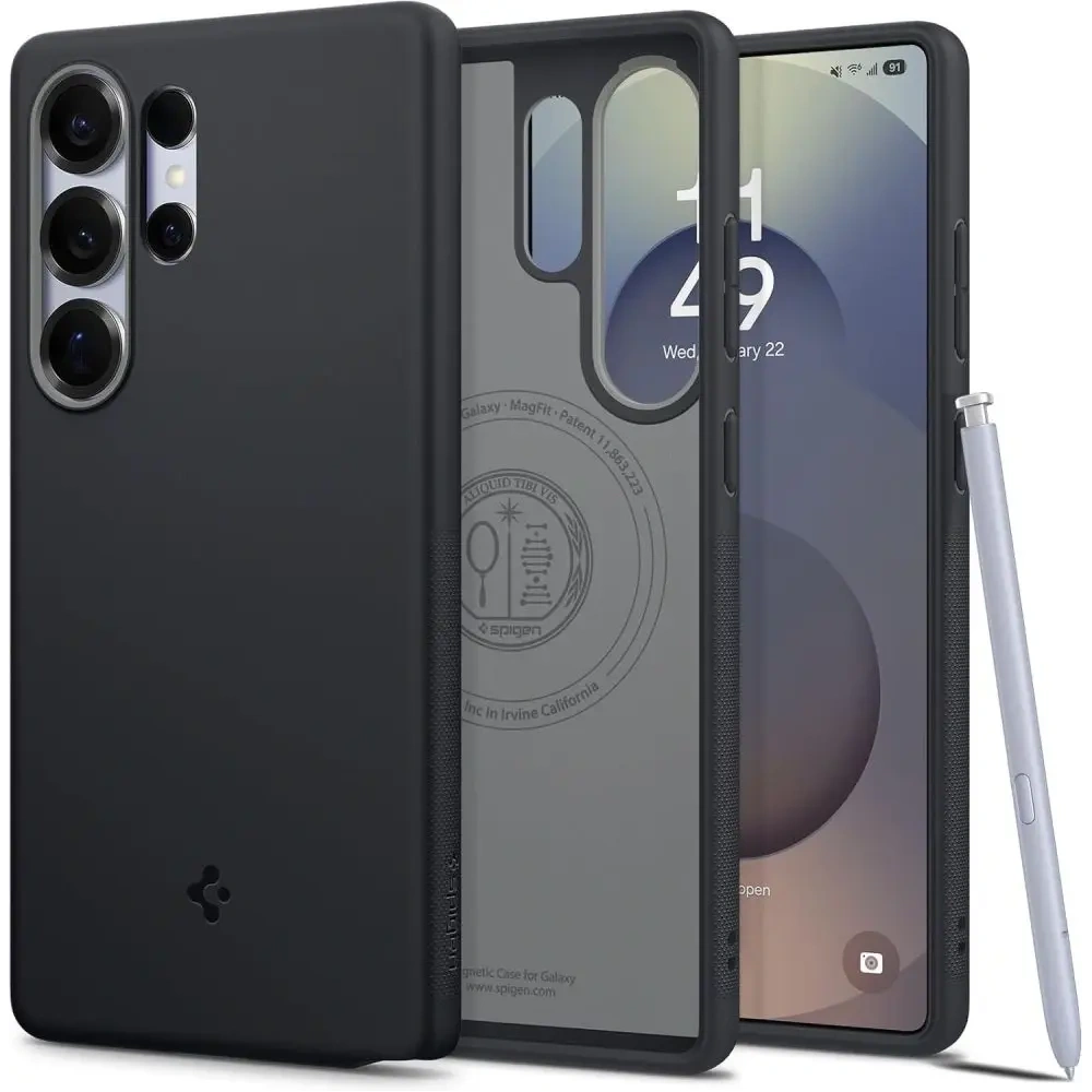 Hurtownia GSM - Etui Spigen Nano Pop Mag MagSafe Samsung Galaxy S25 Ultra Black Sesame - SPN16633 - {ean13} - Hurt