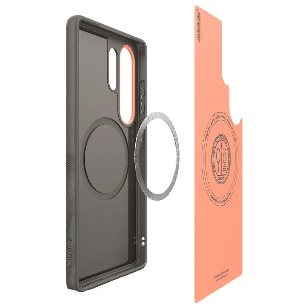 Wholesale Spigen Nano Pop Mag MagSafe Samsung Galaxy S25 Ultra Papaya Grey - SPN16634 - {ean13} - Hurt